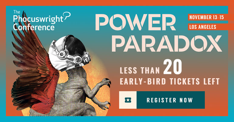 Early bird tickets fly away soon for The Phocuswright Conference